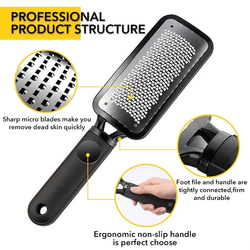 Professional Stainless Steel Foot File Callus Remover (Pay only for the product – no tax, no shipping fees!)