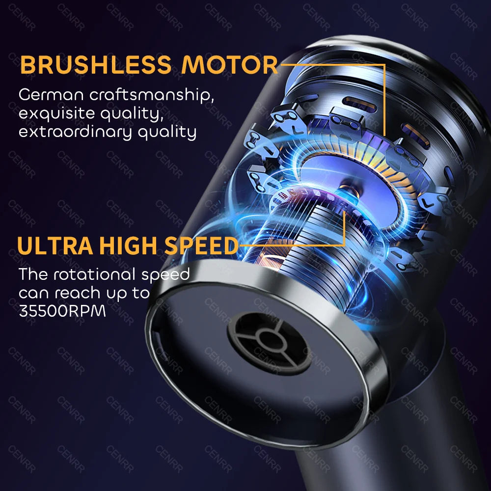 All-in-One Handheld Vacuum and Blower for Car & Home