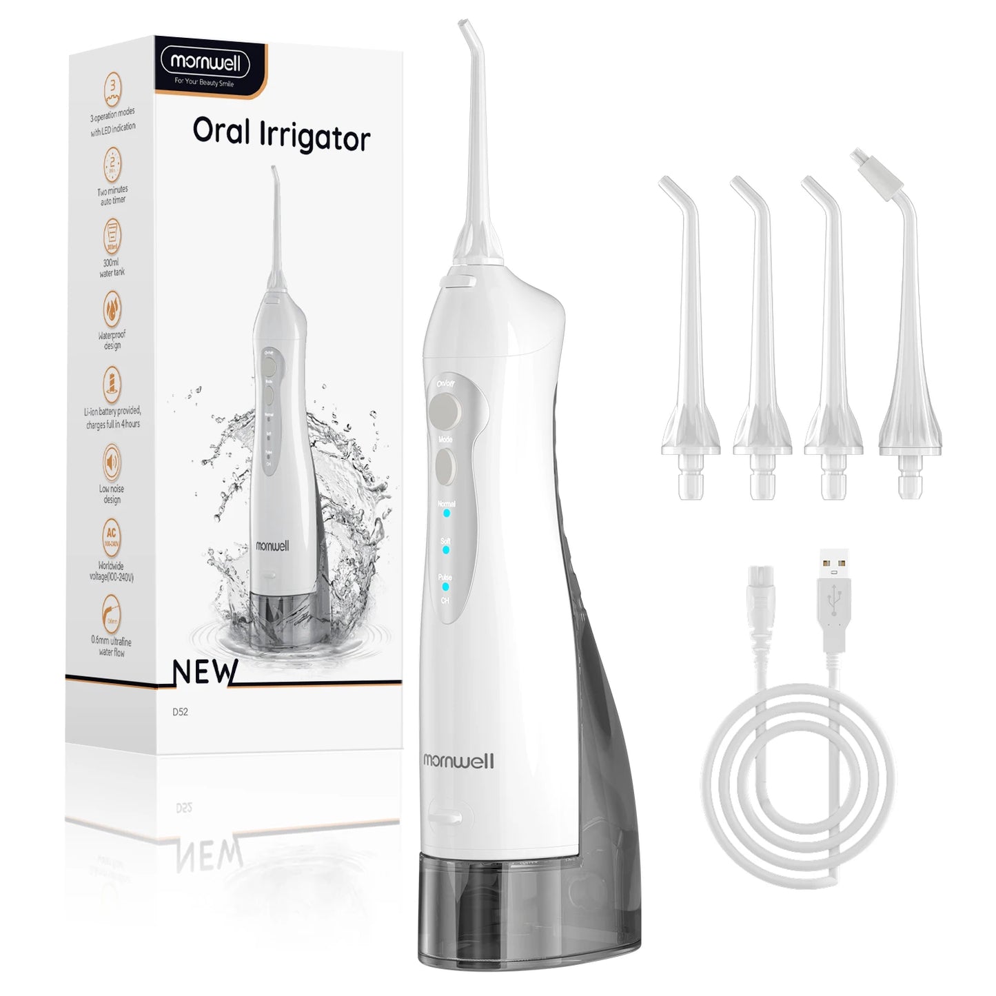 The Water Flosser – Deep Clean, Healthy Gums, Fresh Breath– Dentist Recommended