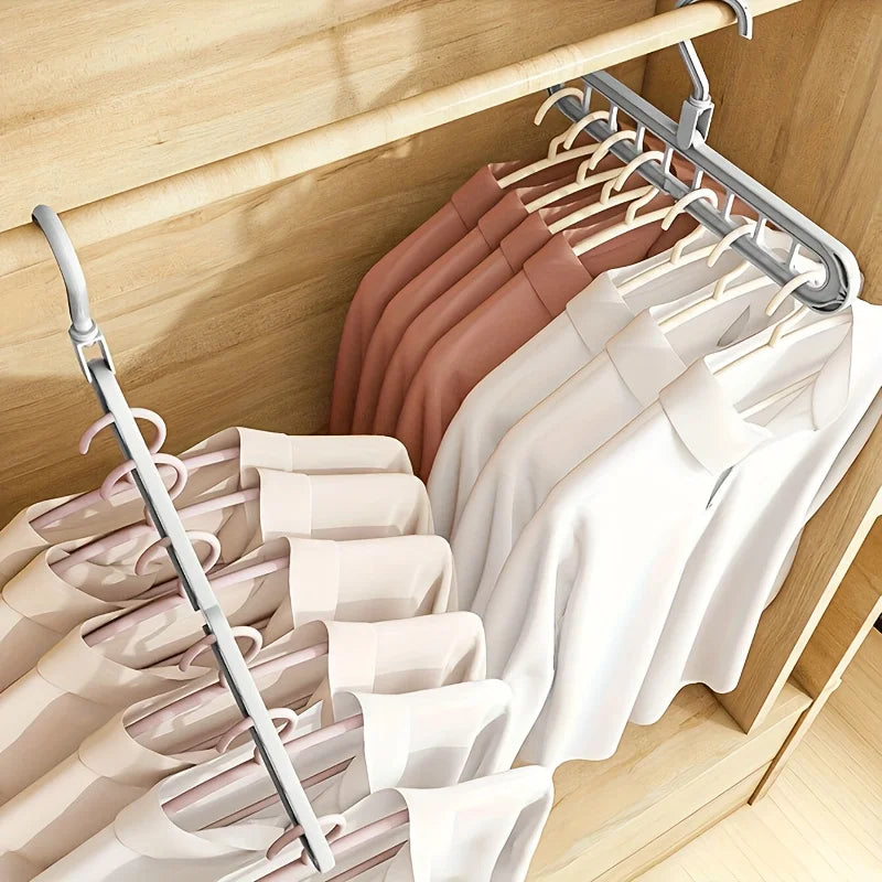 Smart Closet Organizer Foldable Hangers