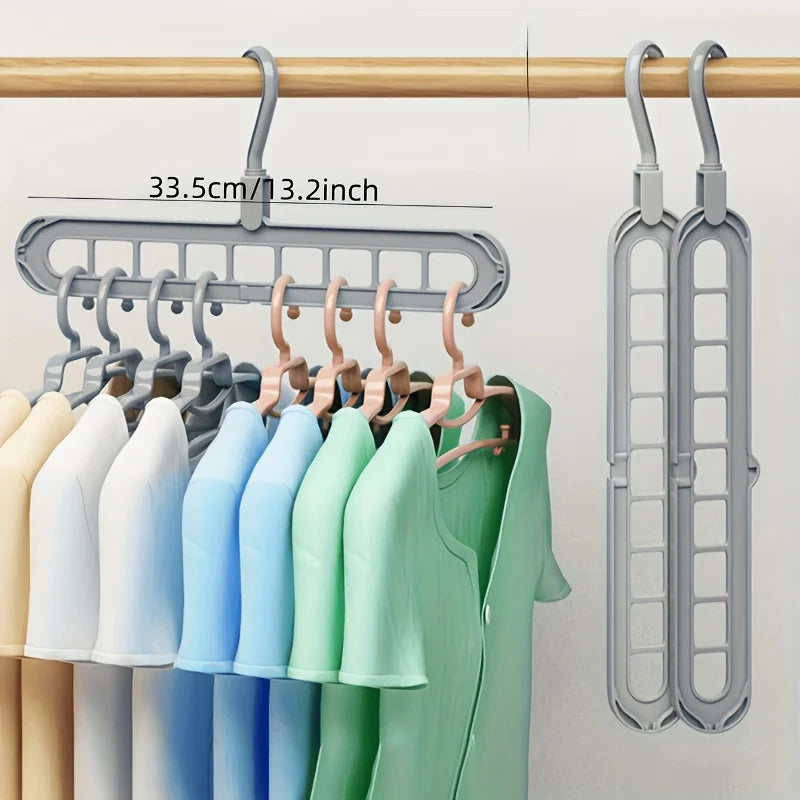 Smart Closet Organizer Foldable Hangers