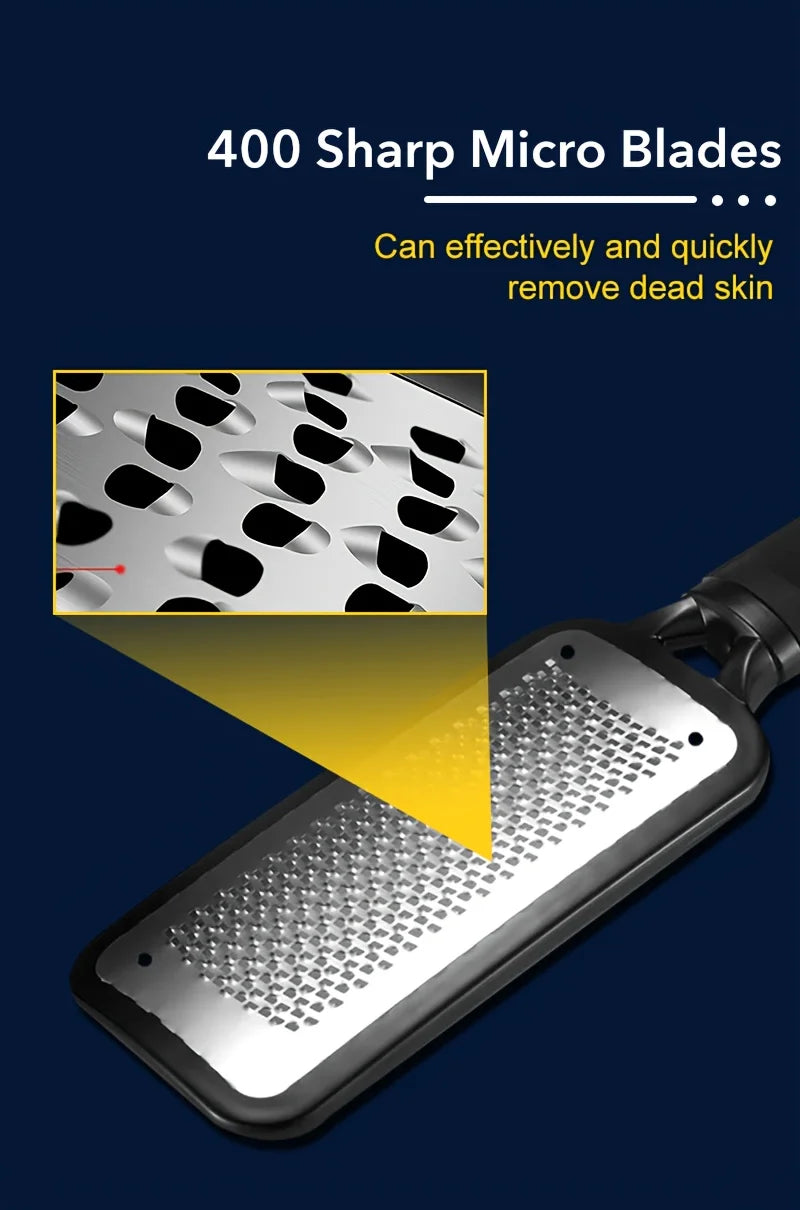 Professional Stainless Steel Foot File Callus Remover (Pay only for the product – no tax, no shipping fees!)