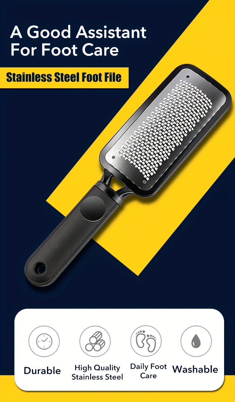 Professional Stainless Steel Foot File Callus Remover (Pay only for the product – no tax, no shipping fees!)