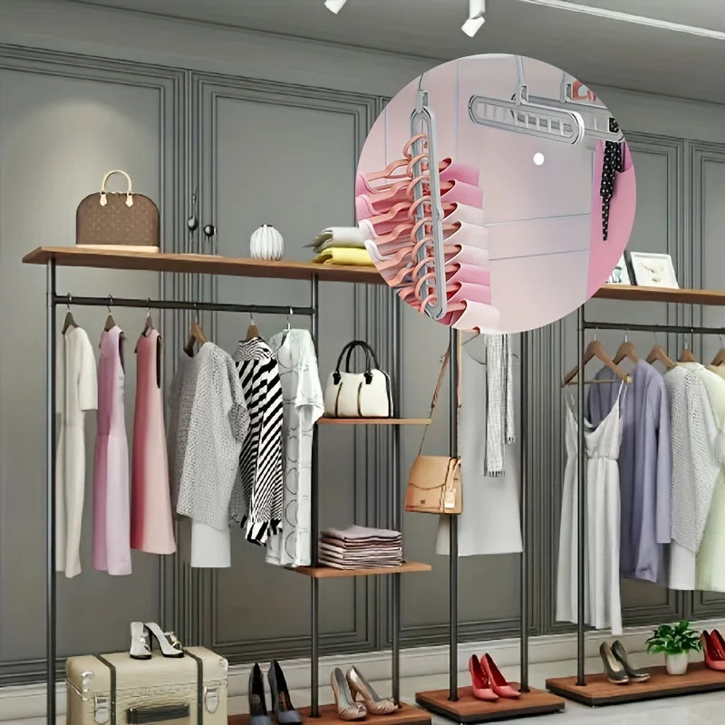 Smart Closet Organizer Foldable Hangers