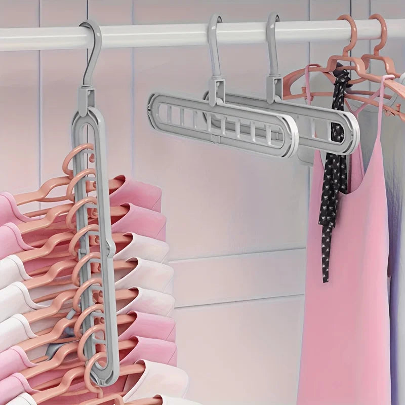 Smart Closet Organizer Foldable Hangers