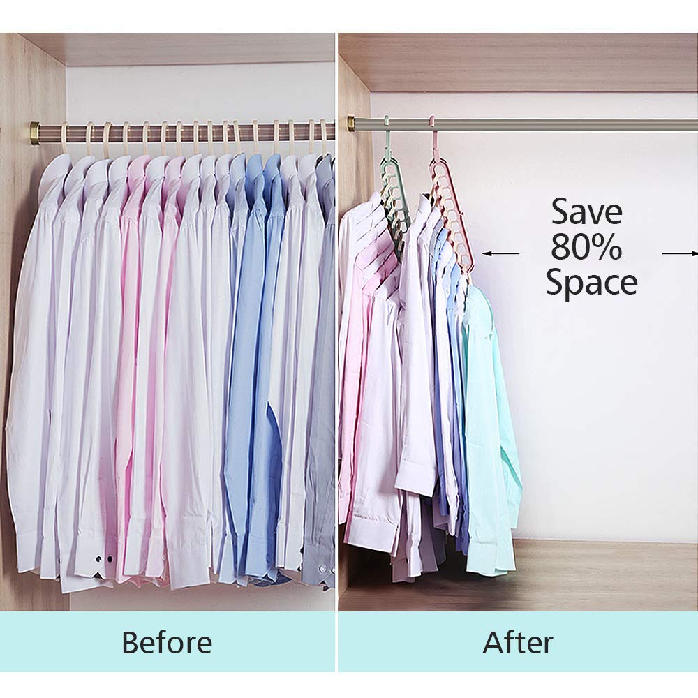 Smart Closet Organizer Foldable Hangers
